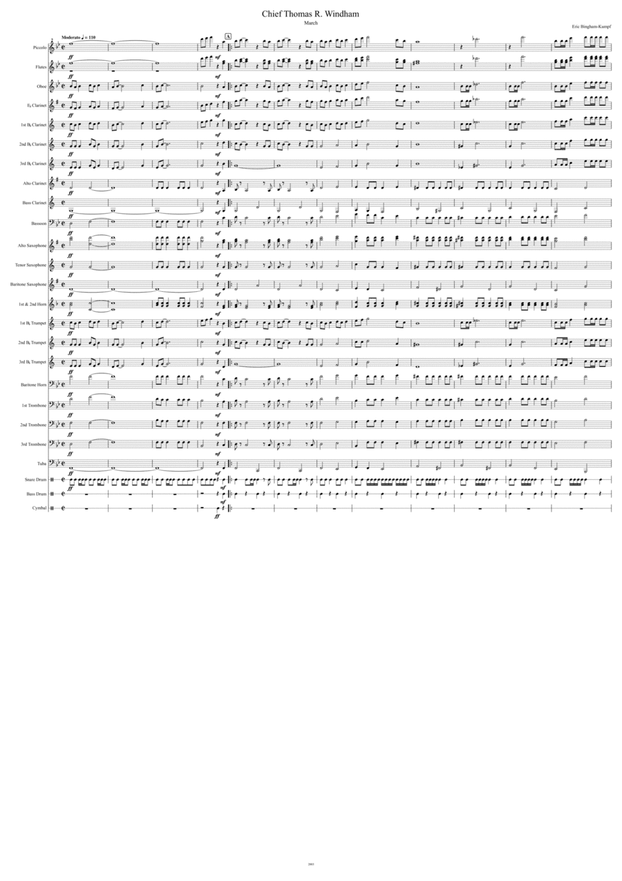 Chief Thomas R. Windham (March)