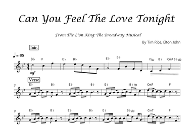 Can You Feel The Love Tonight (arr. Luís Gustavo Rossato)