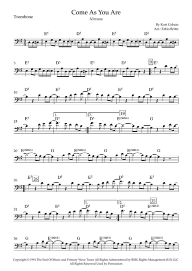 Come As You Are (arr. Fabio Britto)