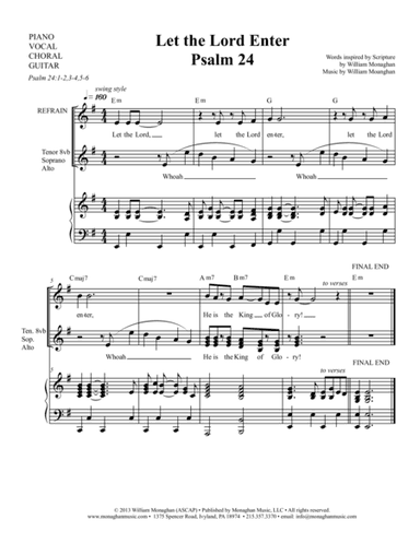 Let the Lord Enter (Psalm 24)