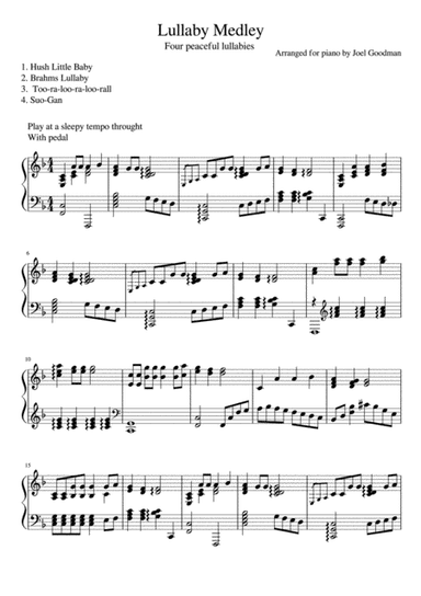 Lullaby Medley (arr. Joel Goodman)