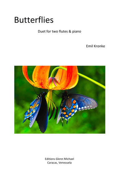 Butterflies for two flutes & piano (arr. Glenn Michael)