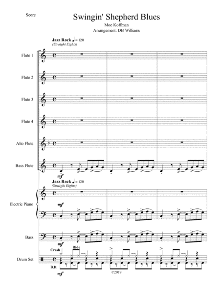 The Swingin' Shepherd Blues (arr. DB Williams)