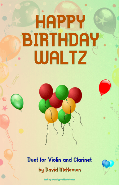 Happy Birthday Waltz, for Violin and Clarinet Duet (arr. David McKeown)