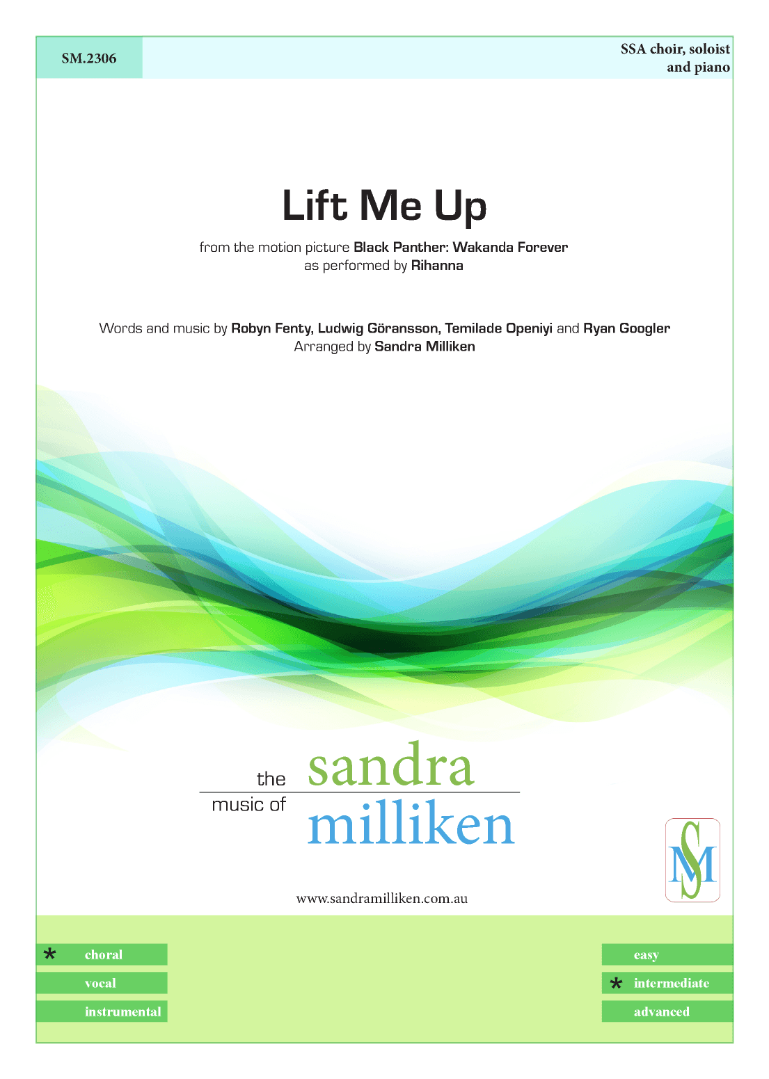 Lift Me Up (arr. Sandra Milliken)