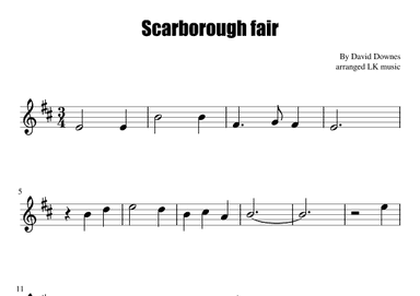 Scarborough fair