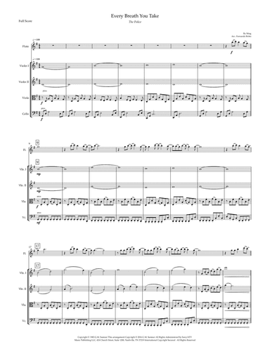 Every Breath You Take (arr. Fernando Britto)
