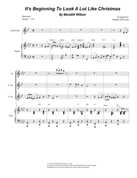 It's Beginning To Look Like Christmas (arr. Stephen DeCesare)