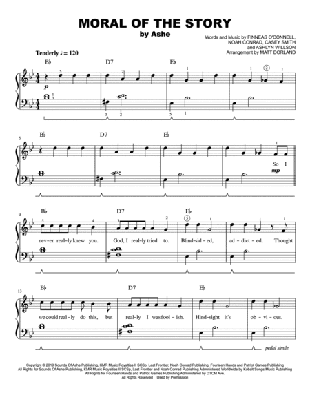 Moral Of The Story (arr. Matt Dorland)
