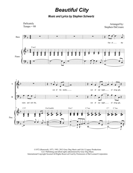 Beautiful City (arr. Stephen DeCesare)