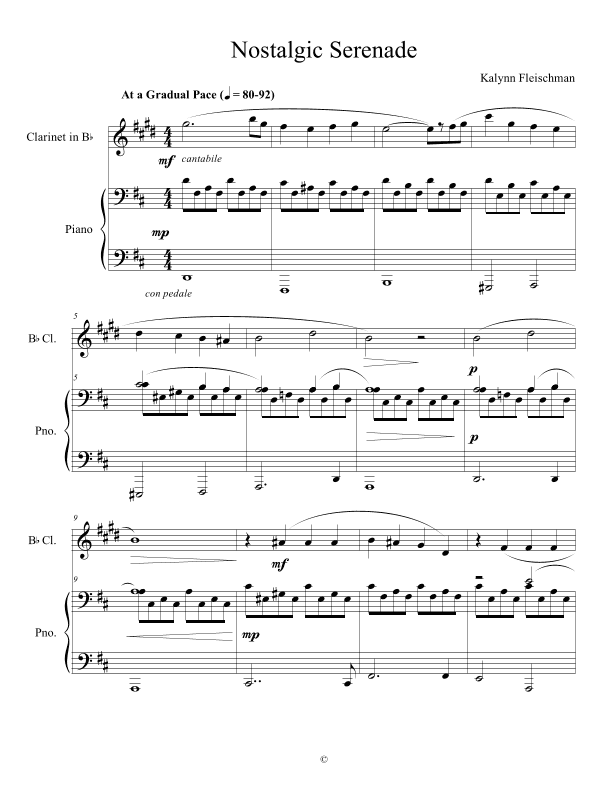 Nostalgic Serenade