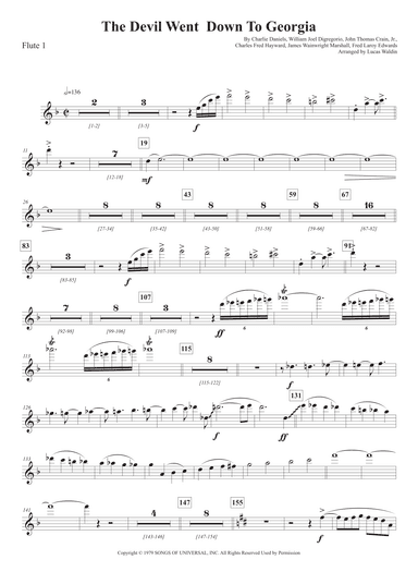 The Devil Went Down To Georgia (arr. Lucas Waldin)
