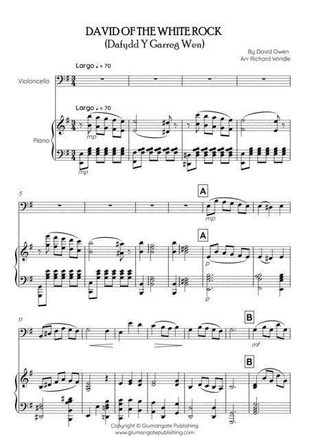 David of the White Rock (arr. Richard Windle)