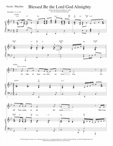Blessed Be The Lord God Almighty (arr. Lyndell Leatherman)