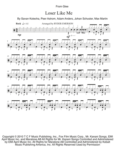 Loser Like Me (arr. Ryder Emerson)