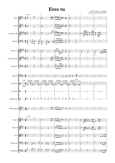 Eres Tu/touch The Wind (arr. Junmo Bahk)