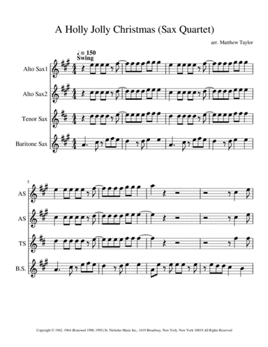 A Holly Jolly Christmas (arr. Matthew Taylor)