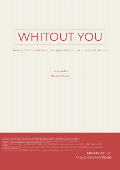Without You (arr. Paulo Galvao Filho)