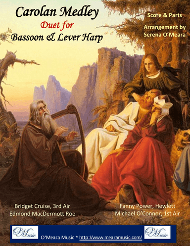 Carolan Medley, Duet for Bassoon & Lever Harp (arr. Serena O'Meara)