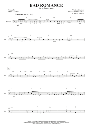 Bad Romance (arr. Art.o Artaud)