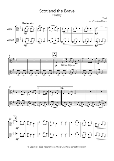 Scotland the Brave (arr. Christian Morris)