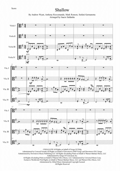 Shallow (arr. Inacio Saldanha)