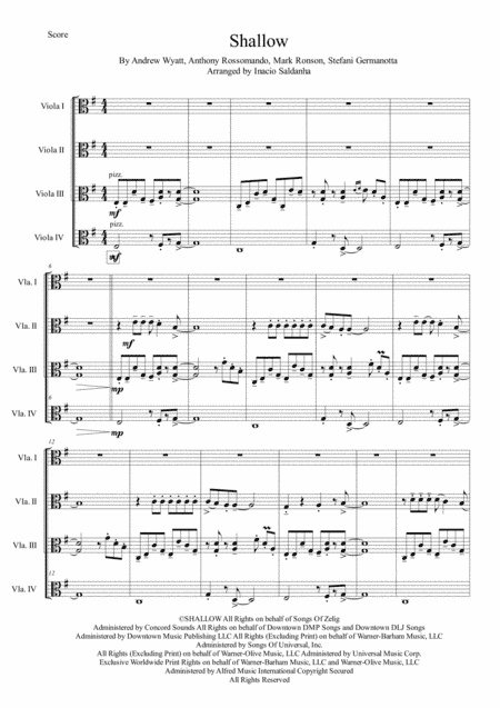 Shallow (arr. Inacio Saldanha)
