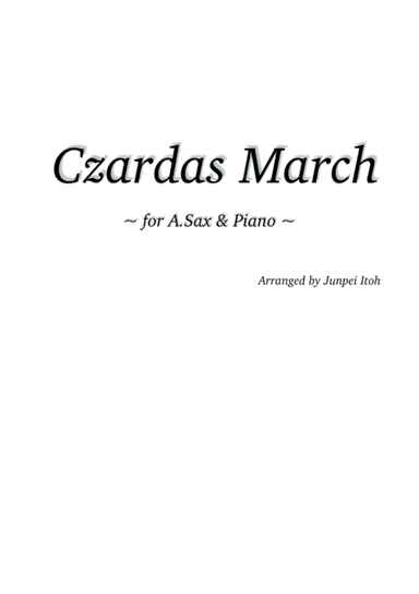 Czardas March for A.Sax and Piano (arr. Junpei Itoh)