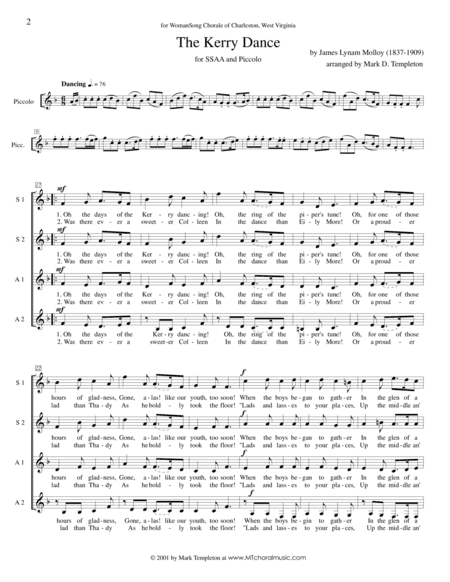 Four Irish Ballads (arr. Mark D. Templeton)