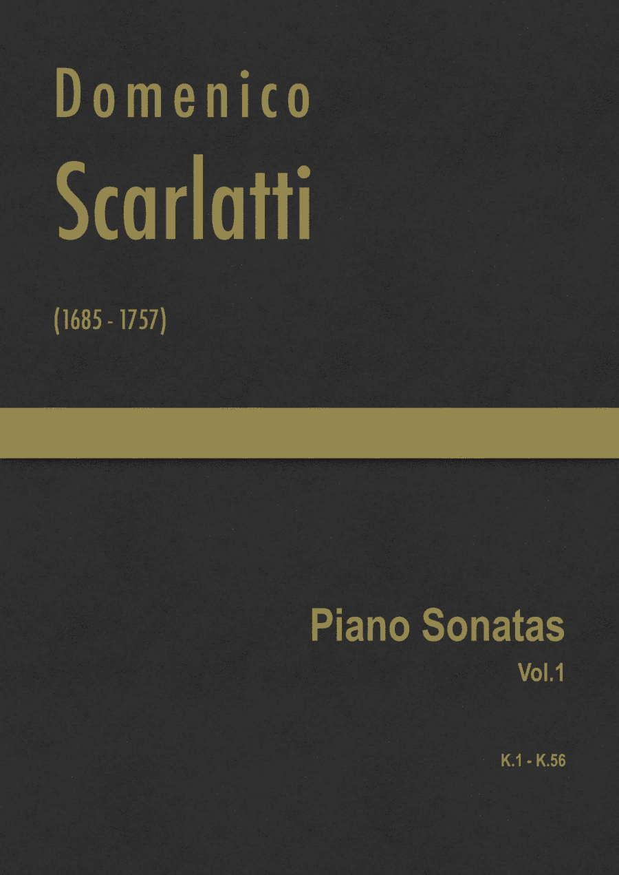 Scarlatti - Complete Piano Sonatas Vol.1 (K.1 - K.56) (arr. J.G. Cucó Barber)