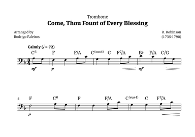 Come Thou Fount of Every Blessing (arr. Rodrigo Faleiros)