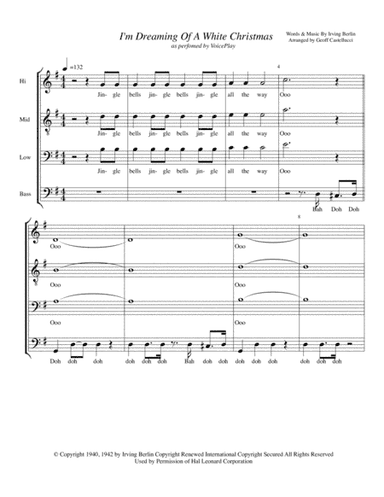 White Christmas (arr. Geoff Castellucci)