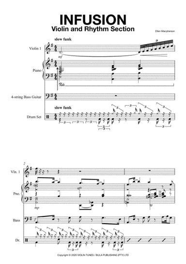 INFUSION for Violin, Piano and Bass