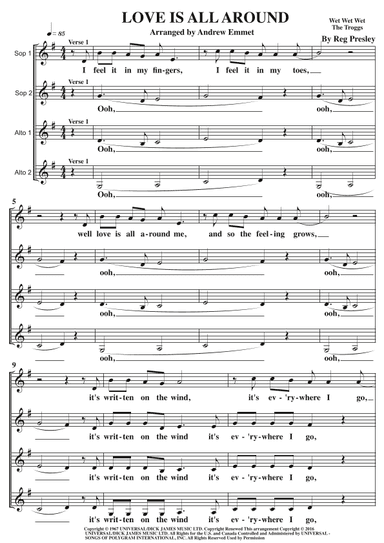 Love Is All Around (arr. Andrew Emmet)