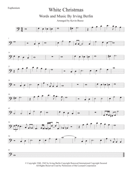 White Christmas (arr. Kevin Busse)
