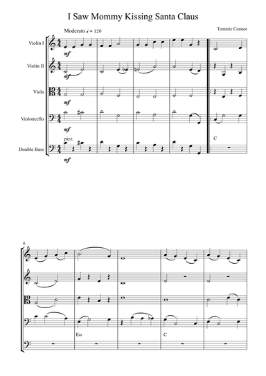 I Saw Mommy Kissing Santa Claus (arr. Sherry Lewis)