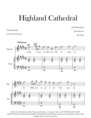 Highland Cathedral (arr. Luís Gustavo Rossato)