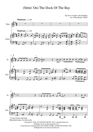 (sittin' On) The Dock Of The Bay (arr. Fiona Hickie)