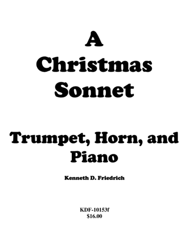 A Christmas Sonnet - Duet and Piano