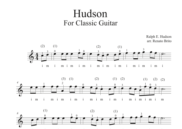 Hudson (arr. Renato Brito)
