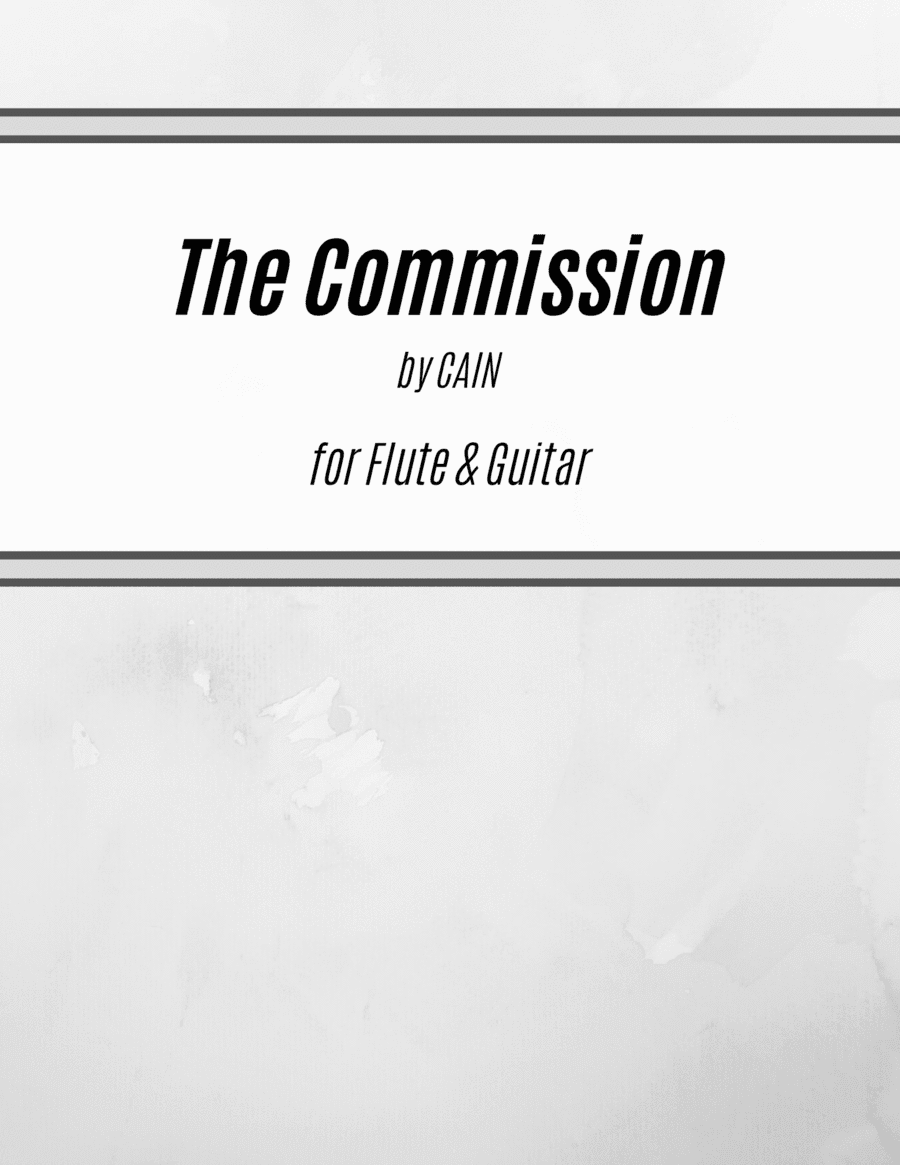 The Commission (arr. Kenneth Pasciak)
