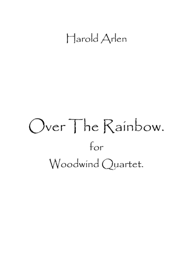 Over The Rainbow (arr. Spence Bundy)