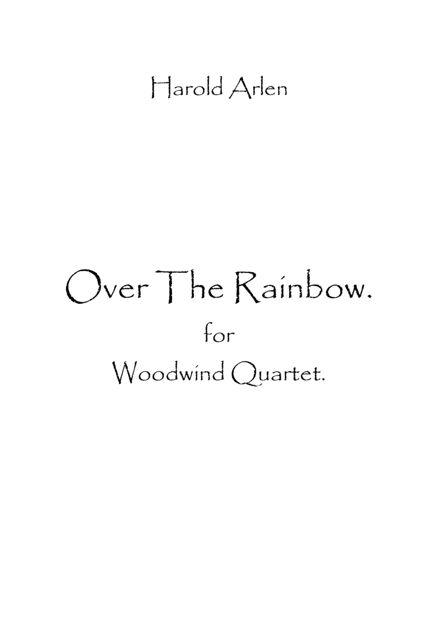 Over The Rainbow (arr. Spence Bundy)