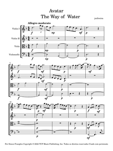 The Way Of Water (arr. julio cesar)