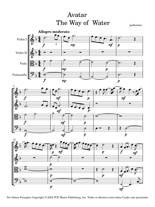 The Way Of Water (arr. julio cesar)