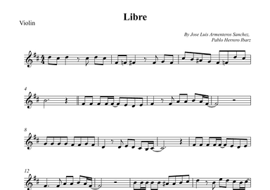 Libre (arr. Wesley S. SIlva)
