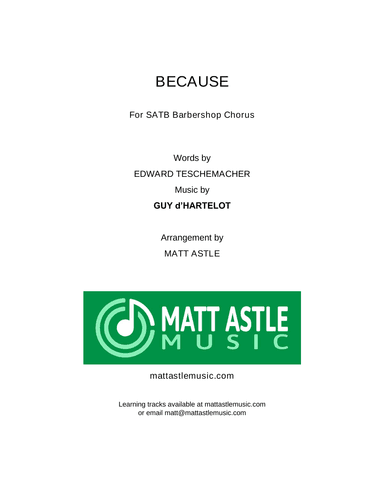 Because (arr. Matt Astle)