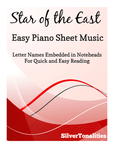 Star of the East Easiest Piano Sheet Music (arr. SilverTonalities)