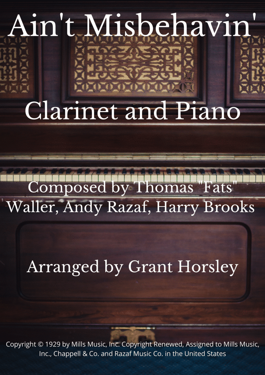 Ain't Misbehavin' (arr. Grant Horsley)