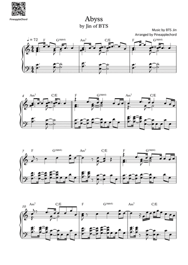 Abyss (arr. Pineapplechord)
